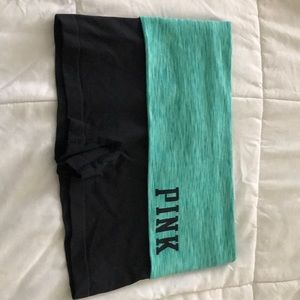 PINK yoga shorts